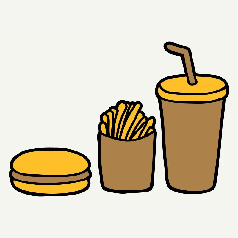 Burger Fries Cola
