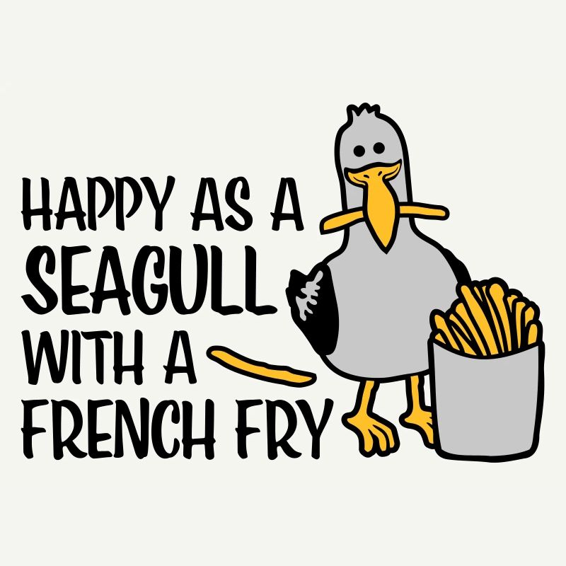 Heureux comme une mouette