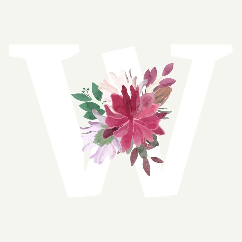 Brief mit Blumen