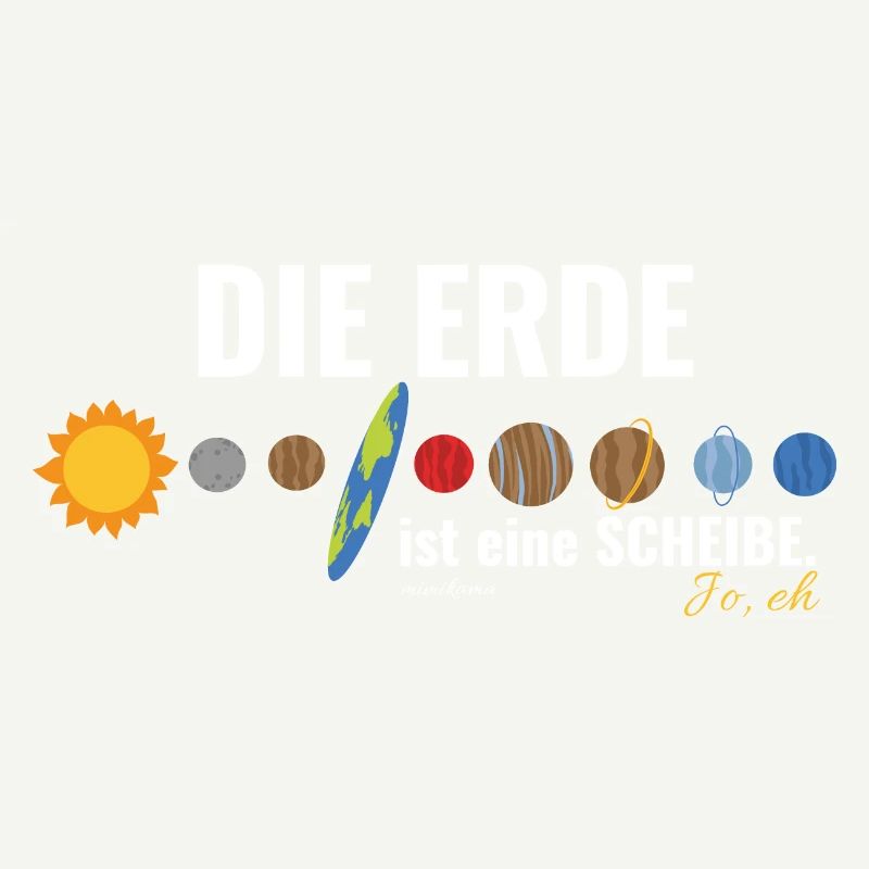 Mimikama Die Erde ist eine Scheibe.