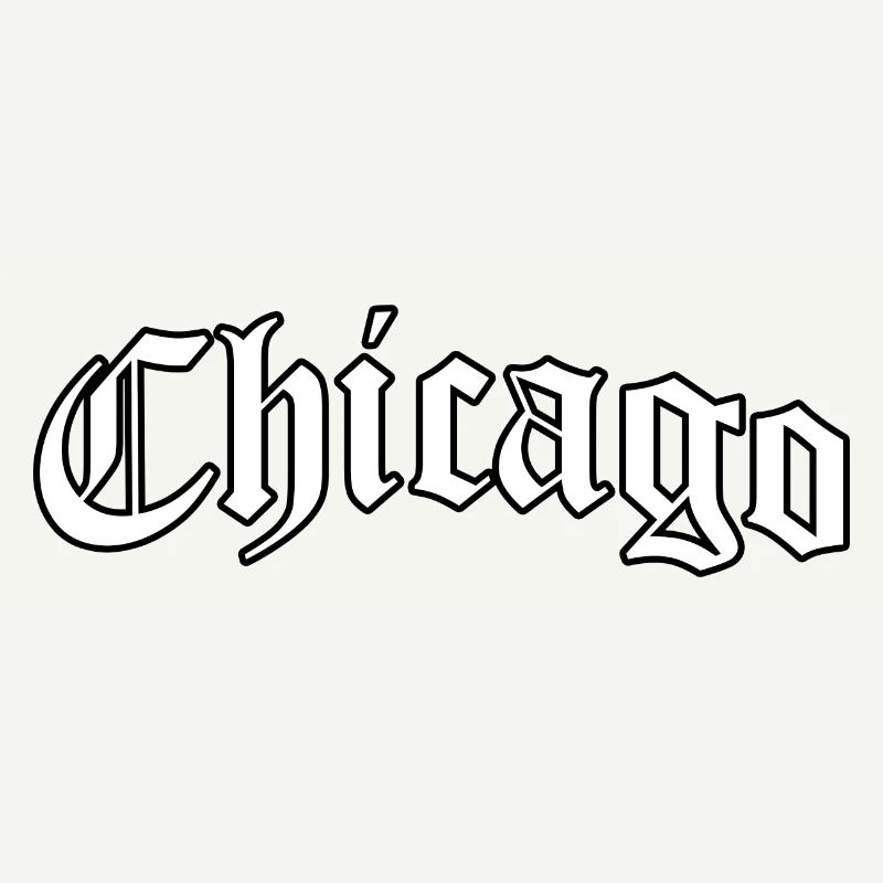 Chicago Logo: Gothic Design mit mutigem Stil