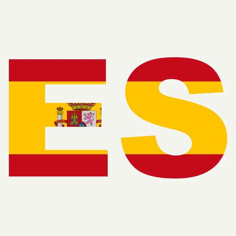 Espagne Drapeau ISO Code ES Madrid Europe Ibiza UE