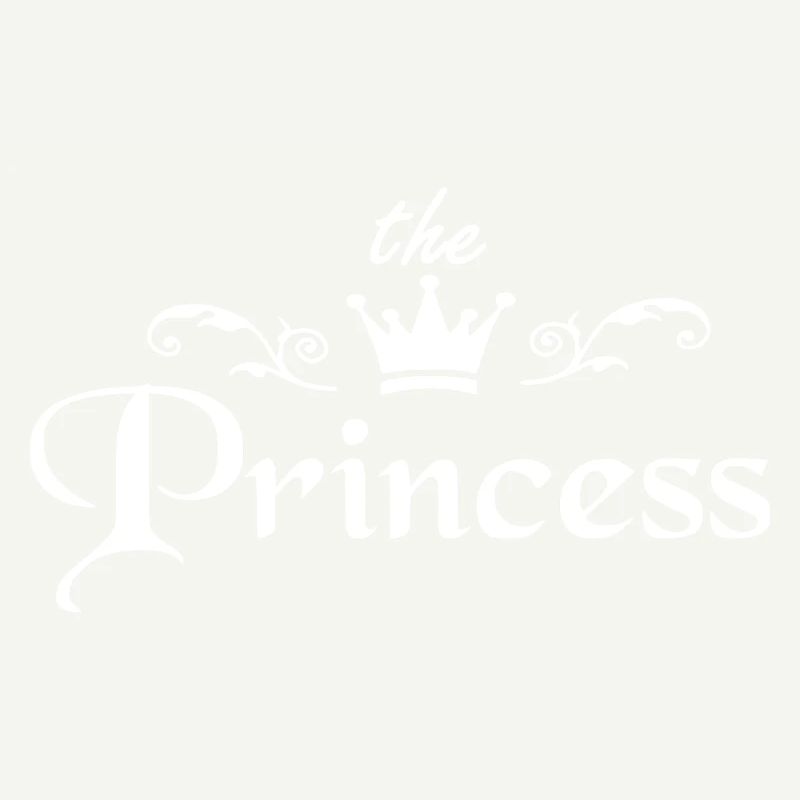 La princesse avec une couronne