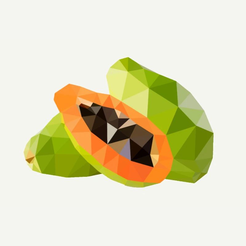 Papaye low poly