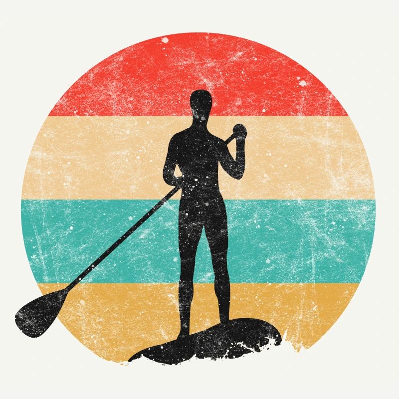 paddle with board