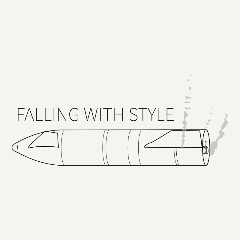 Starship Falling with style