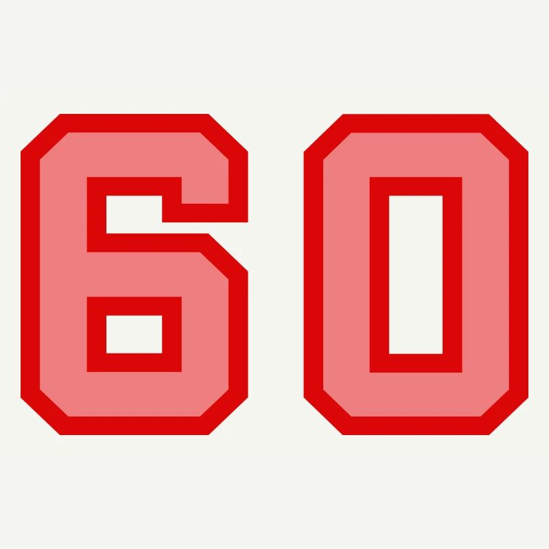 Cool Retro Retrostyle Jersey Number Back Number