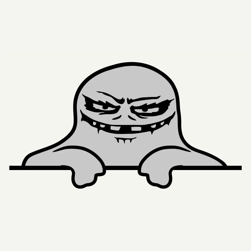 Mauer Geist Comic Monster