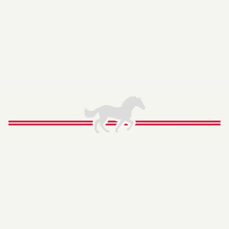 Cheval de course Stripe Line