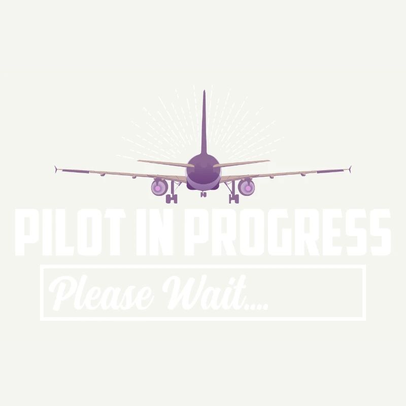 Pilot In Progress Please Wait.... Airline Aviation