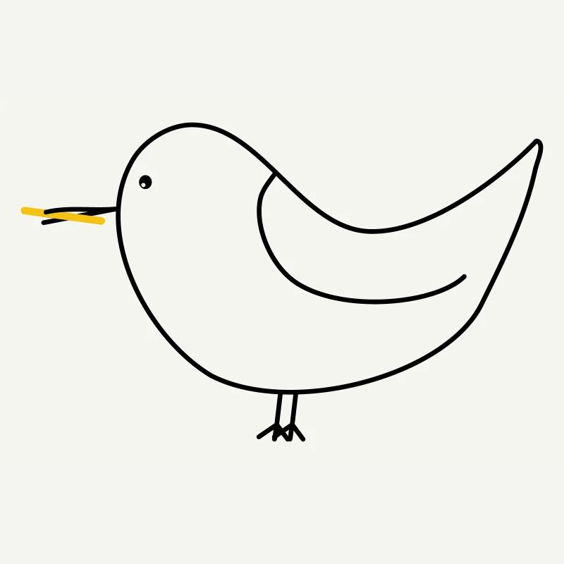 Möwe mit Pommes