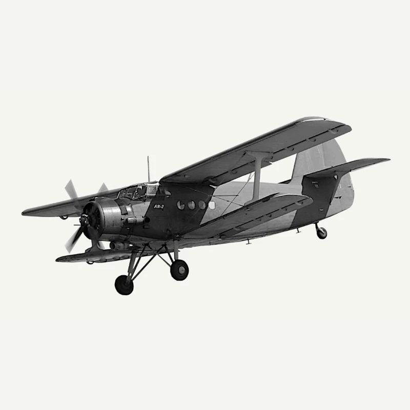 Flugzeug AN2 Doppeldecker Propeller Oldtimer