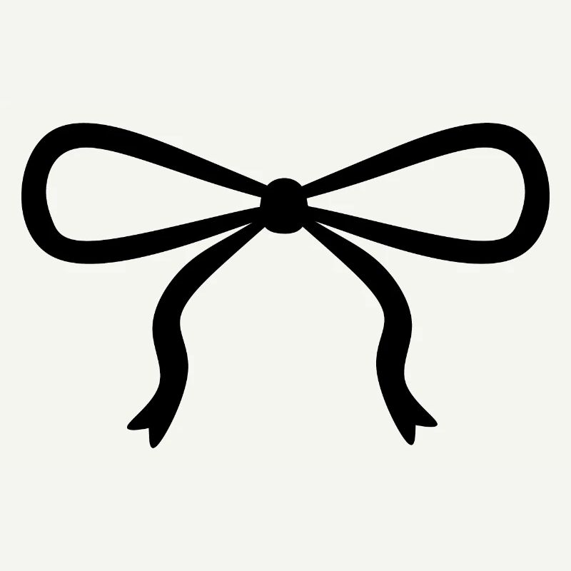black bow