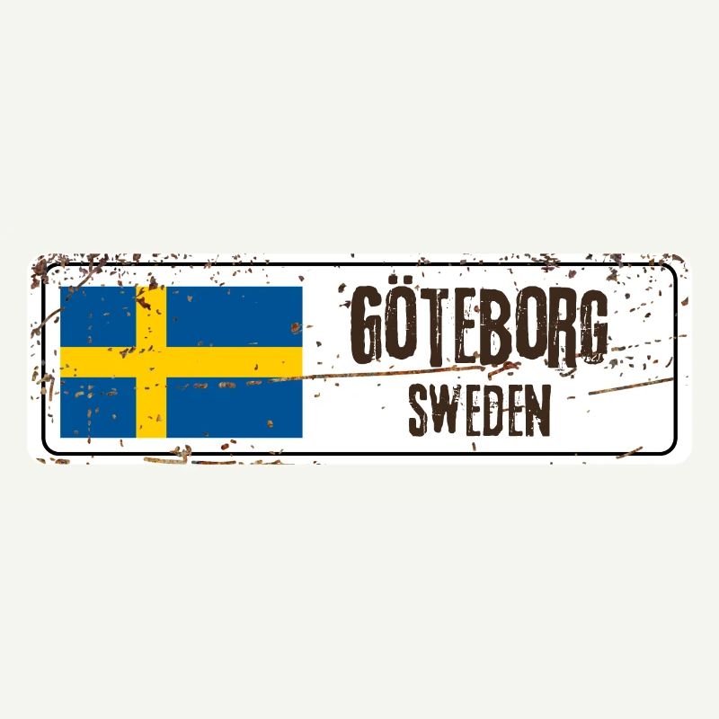 Göteborg Suède Drapeau