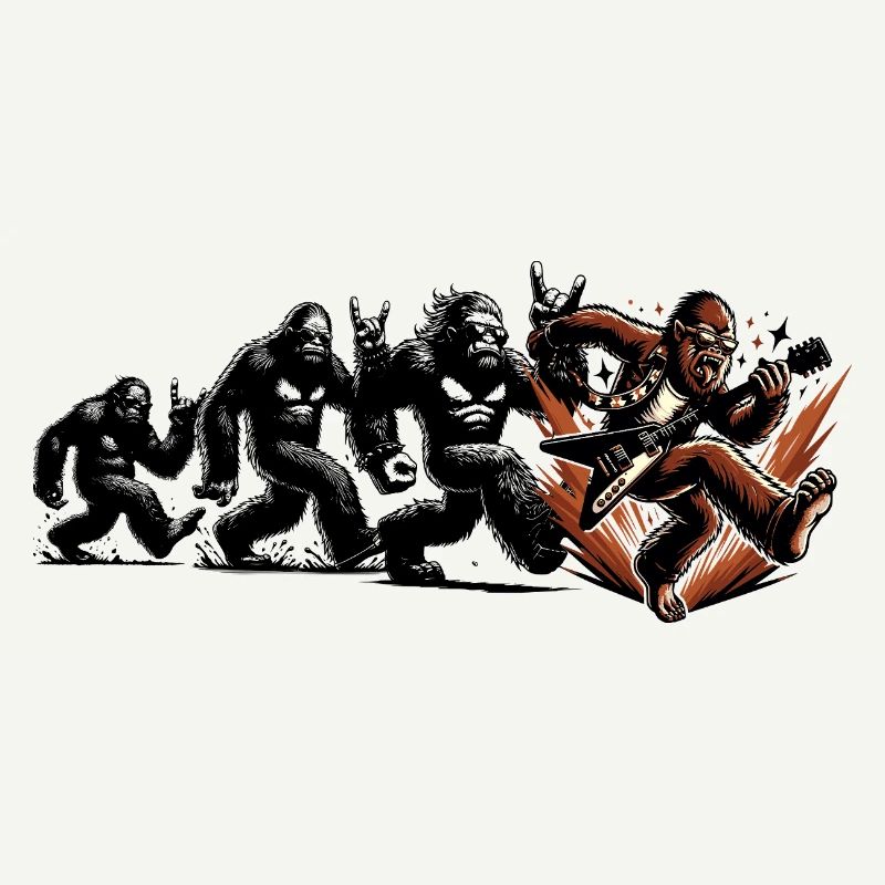 Bigfoot guitariste Evolution Walk