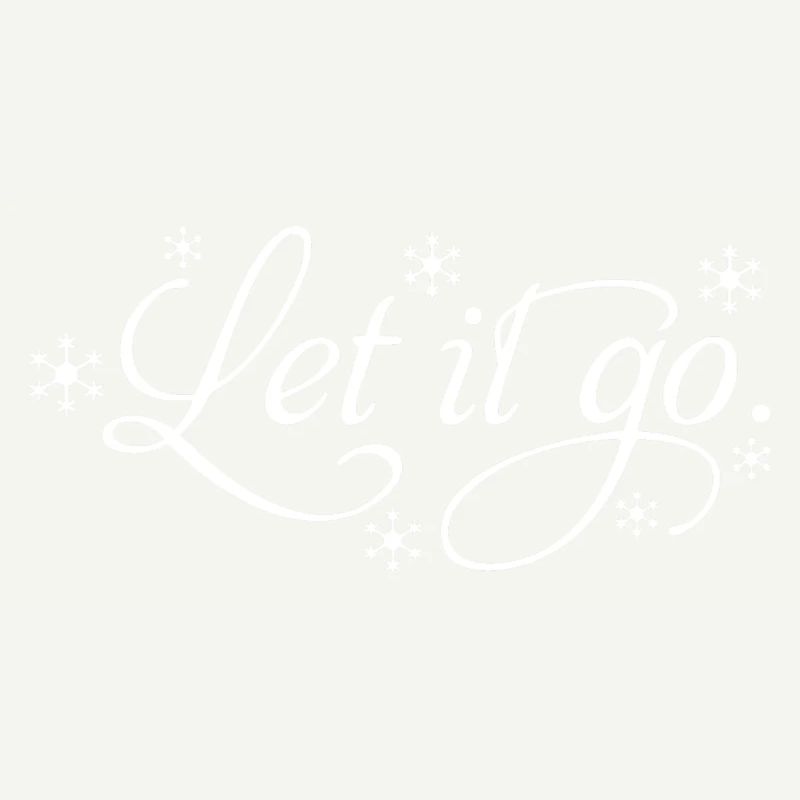 Let it go with snowflakes