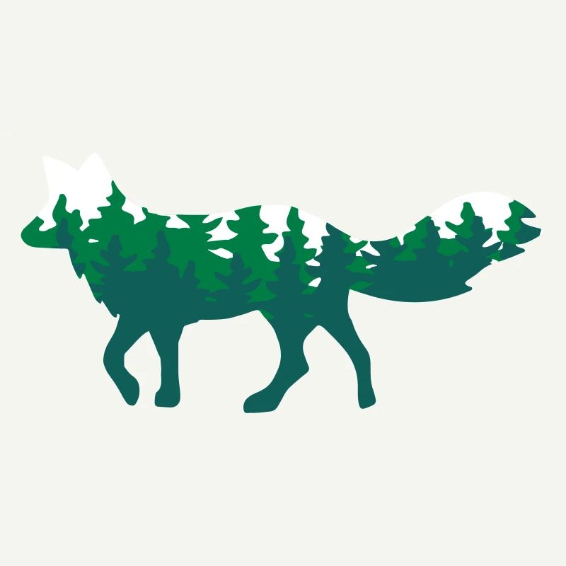 Fuchs Wildlife Fox Fir Forest