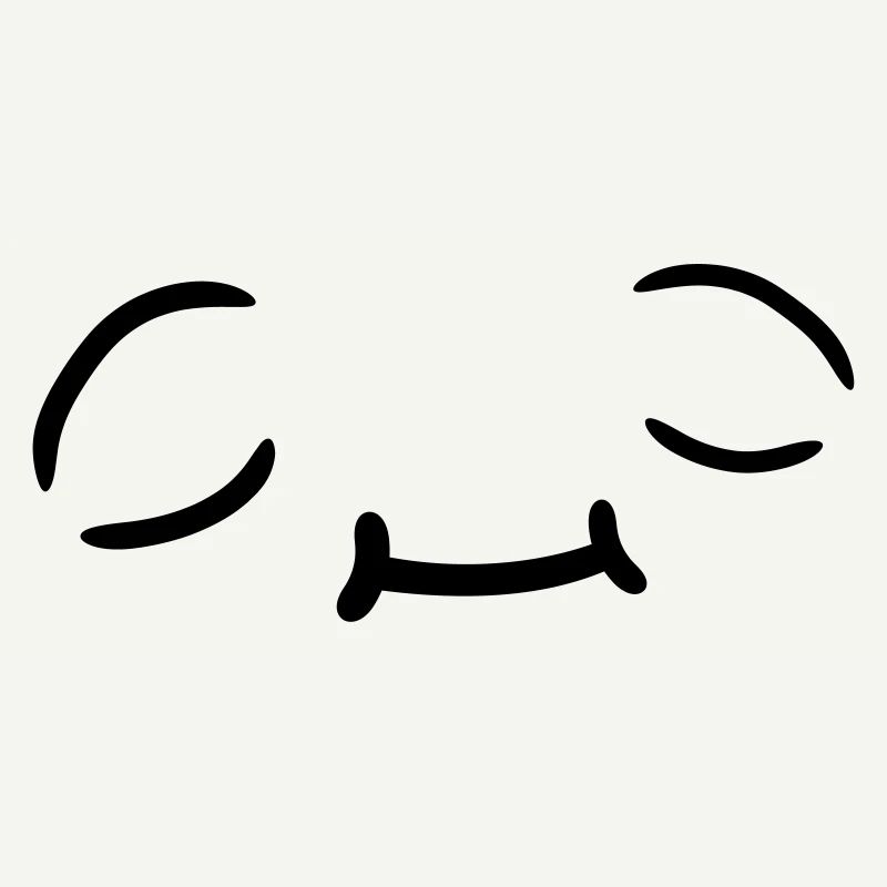 Conception de visage détendue