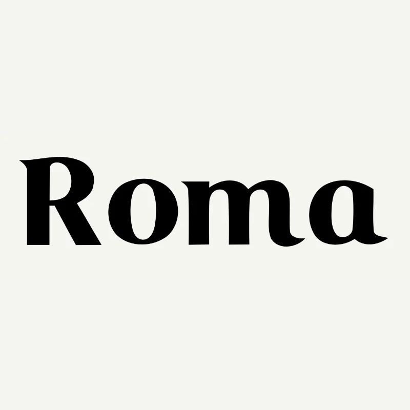 Roma - Black writing