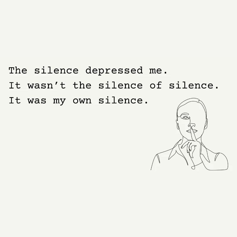 Sylvia Plath - Silence