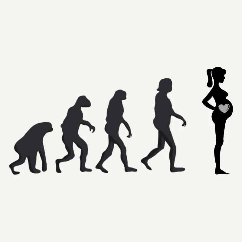 Enceinte - Évolution humaine