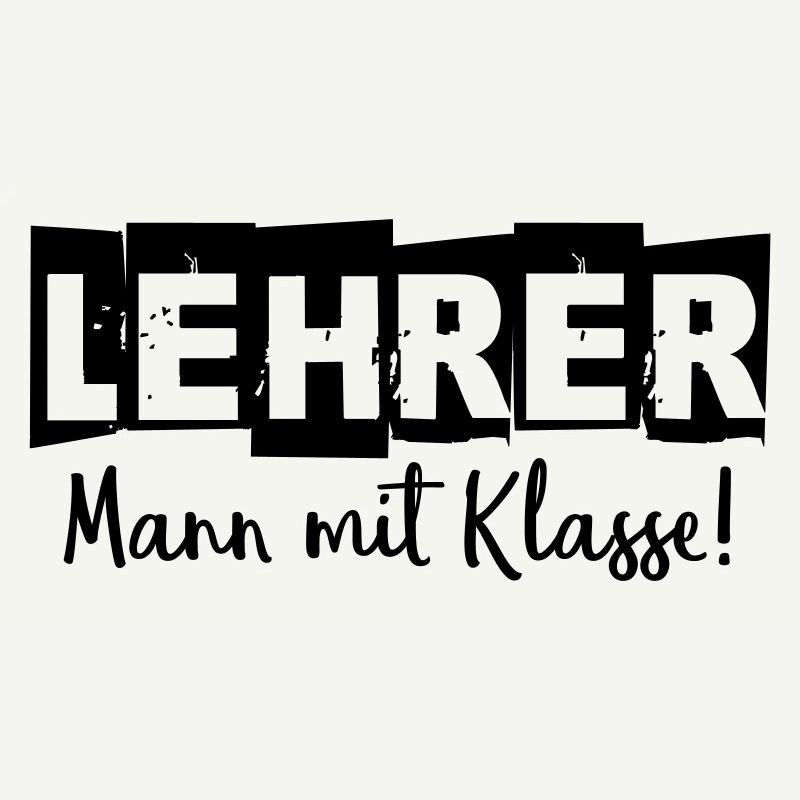 Lehrer Mann mit Klasse