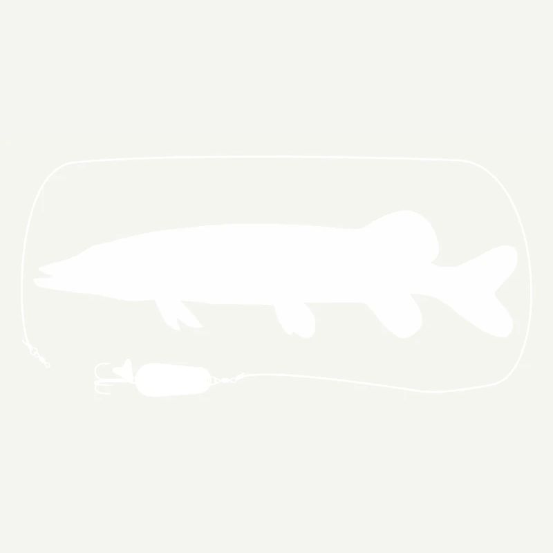 Pike with spoon blinker