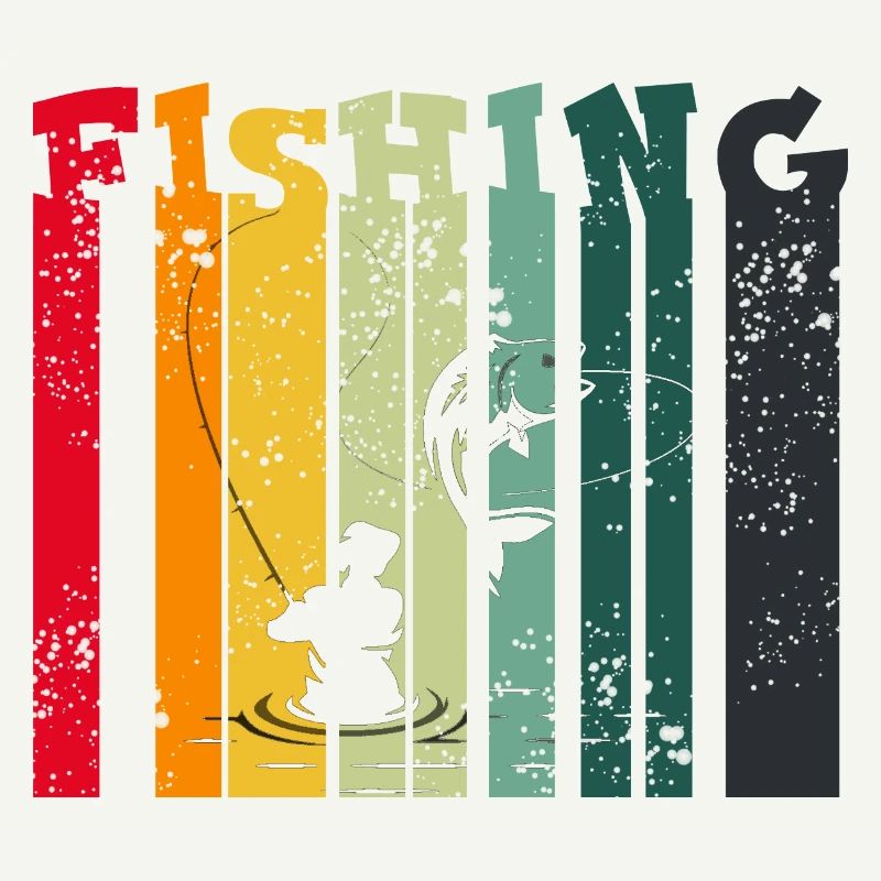 Fischen Bunt Farbenfroh