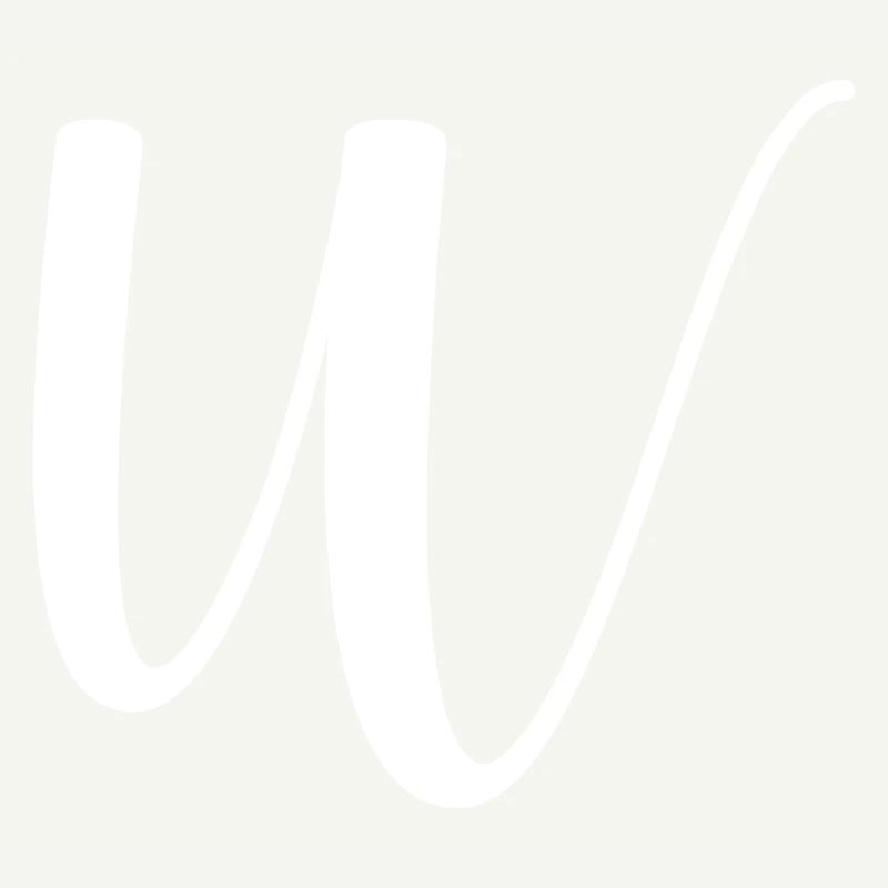 Kalligraphie, Initiale W