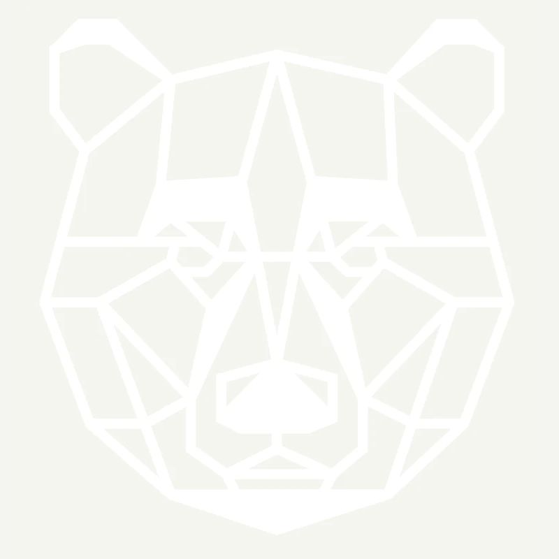 Ours composé de formes géométriques