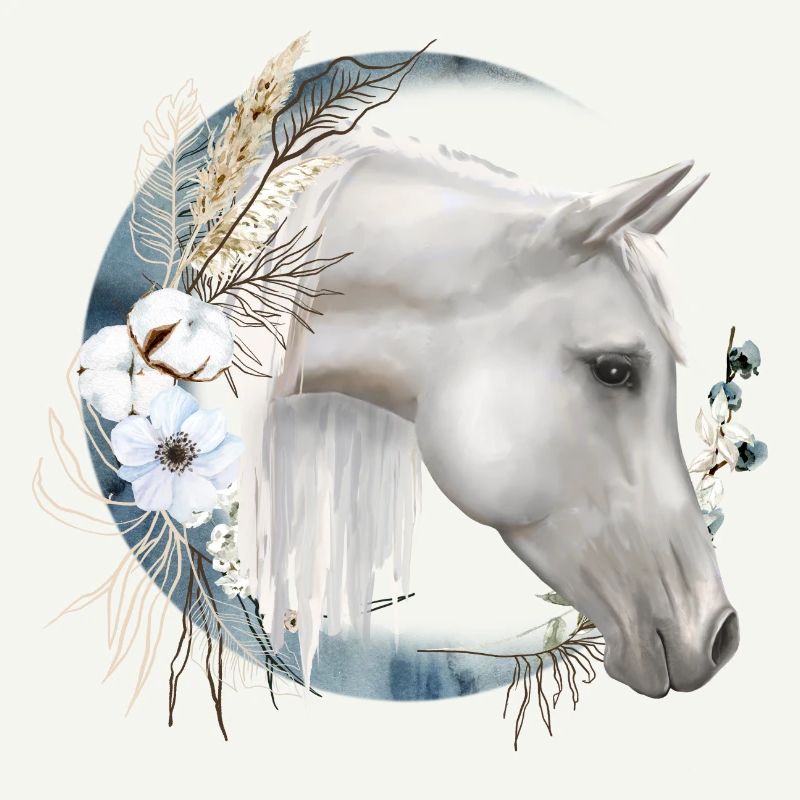 Pferdemotiv Boho
