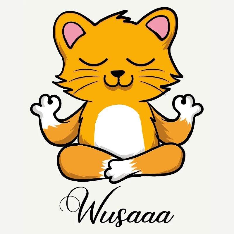Auszeit Durchatmen Wusaaa Katze