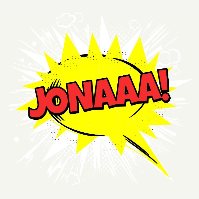 Jonah Name Funny Speech Bubble Jonaaa!
