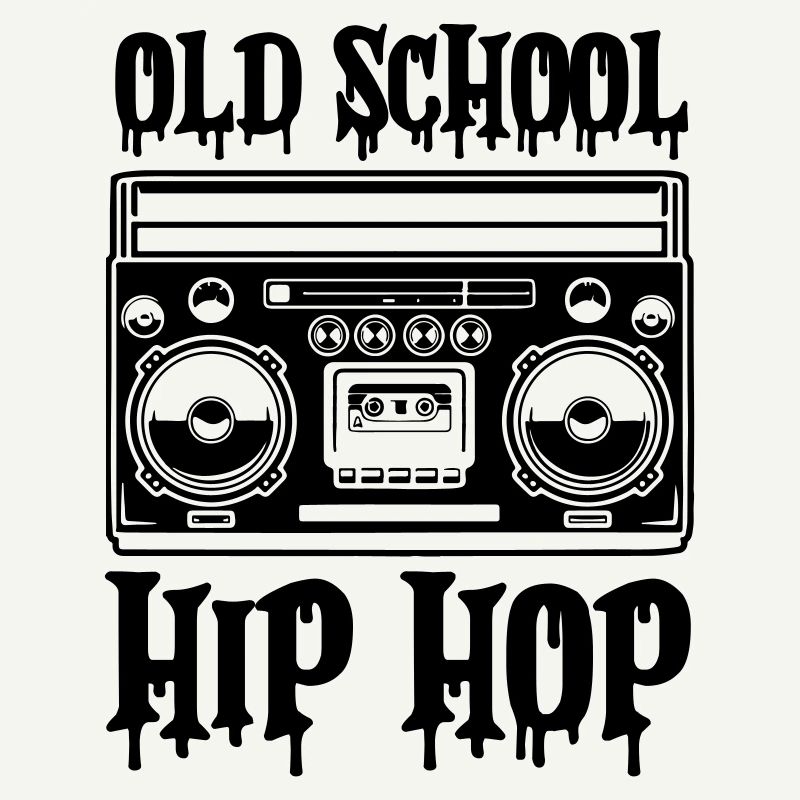 Ghettoblaster Old School Hip Hop