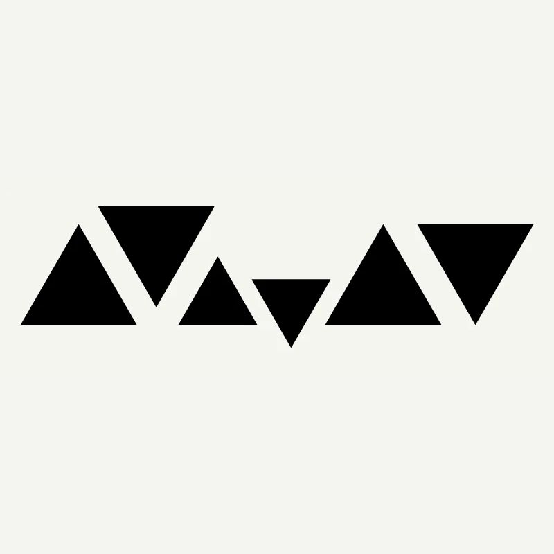 Triangles design for club