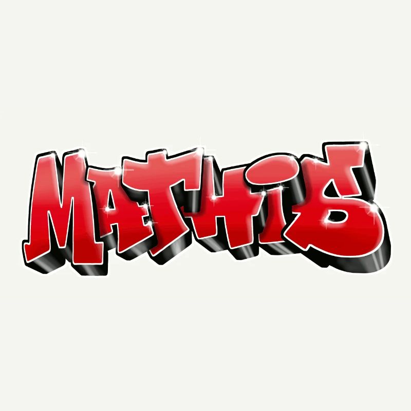 Mathis Graffiti Rouge