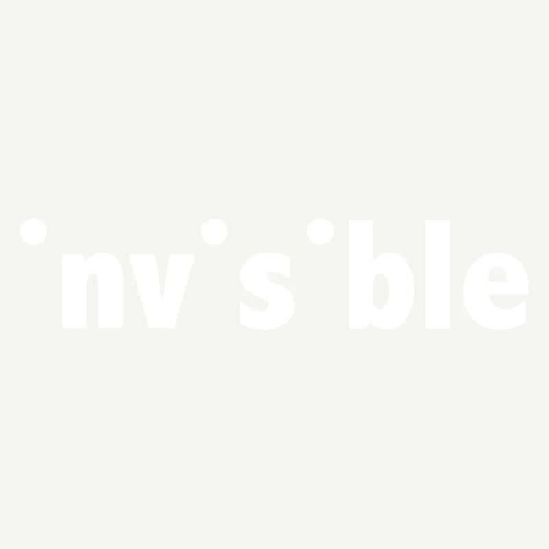 typographie invisible