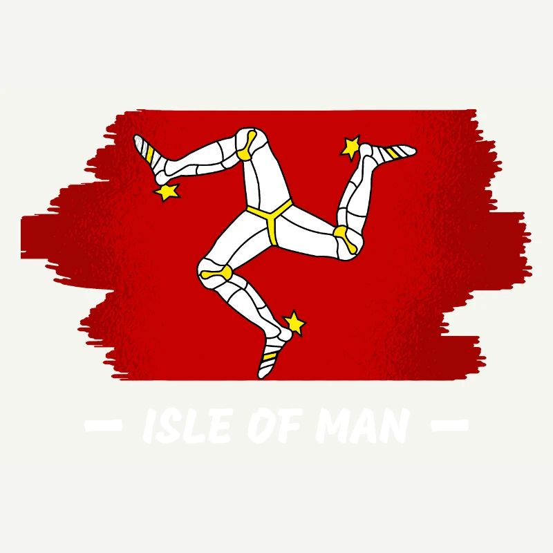 Île de Man Flagge Triskele Drapeau de l’île de Man