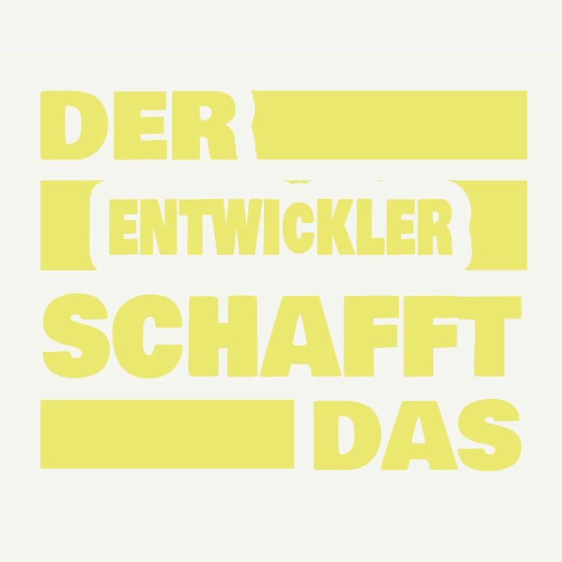 Entwickler als Arbeit