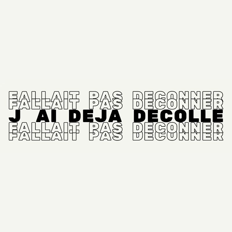 Fallait Pas Déconner J'ai Déjà Décolle