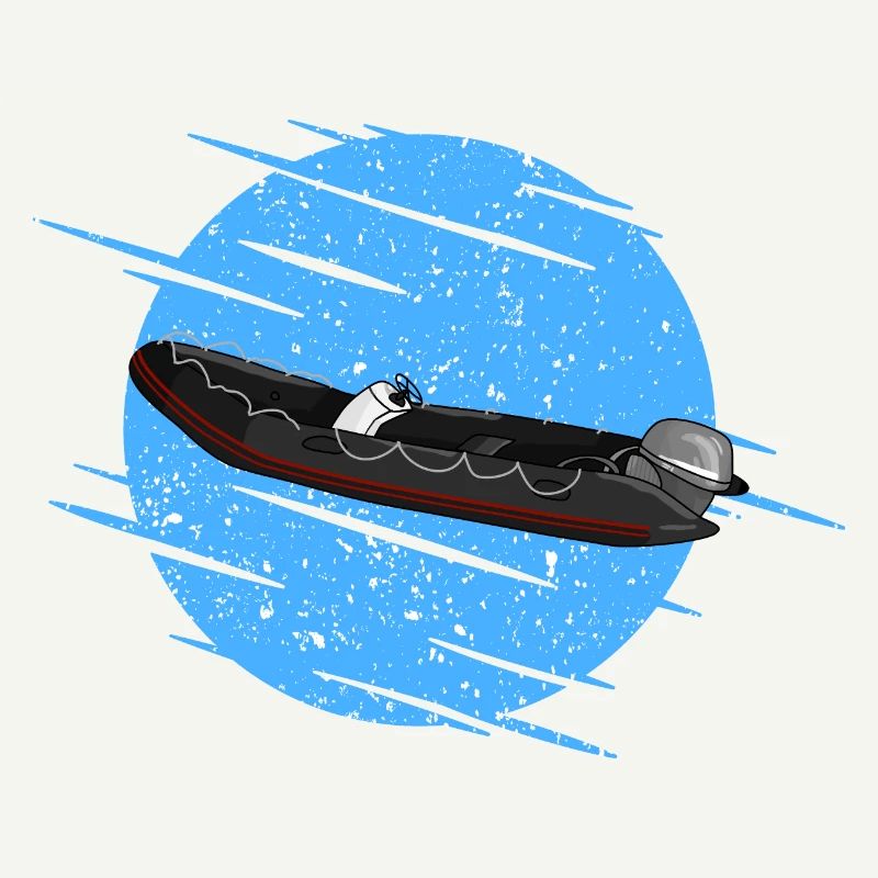 Schlauchboot Motorboot