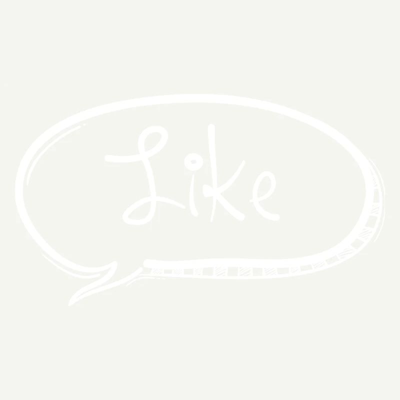 Like Sketch Speech Bubble