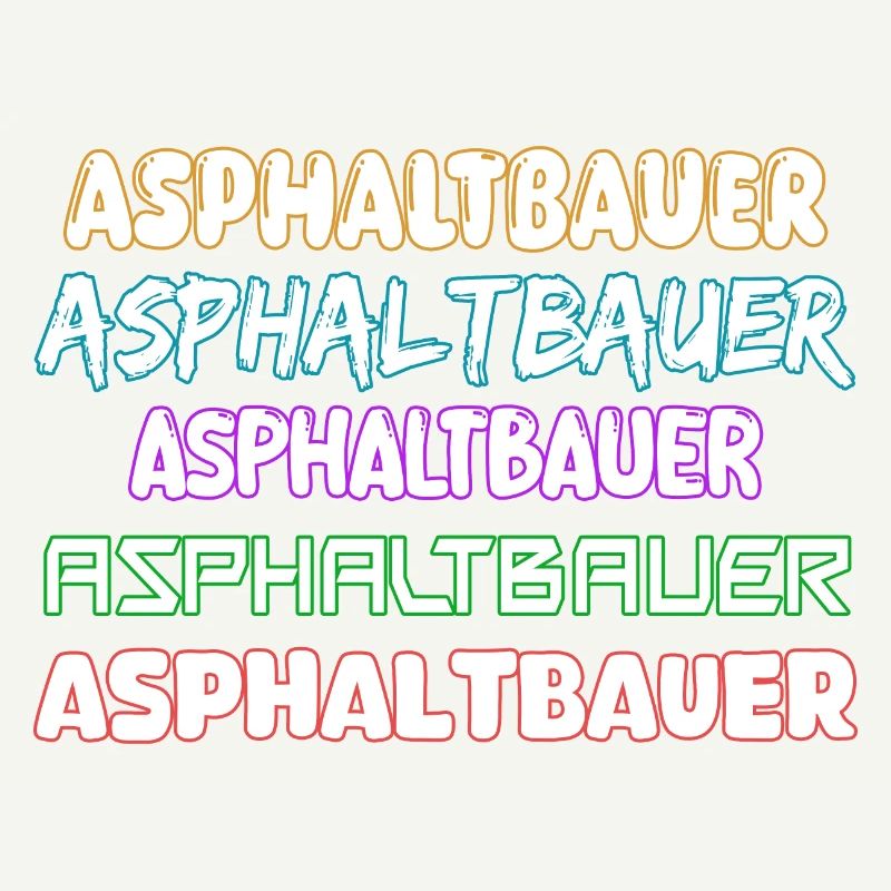 Constructeur d’asphalte comme métier