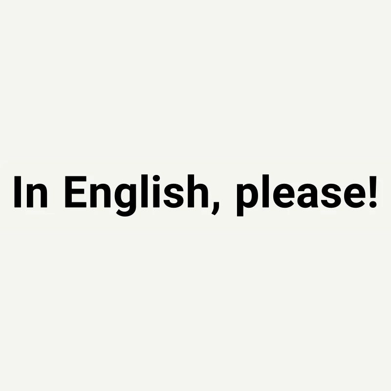 en anglais