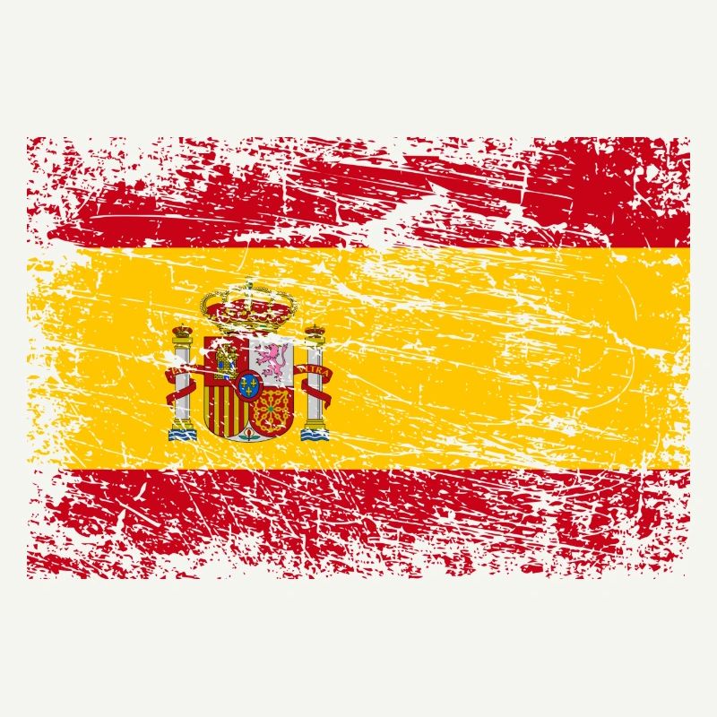 Flagge von Spanien Mallorca
