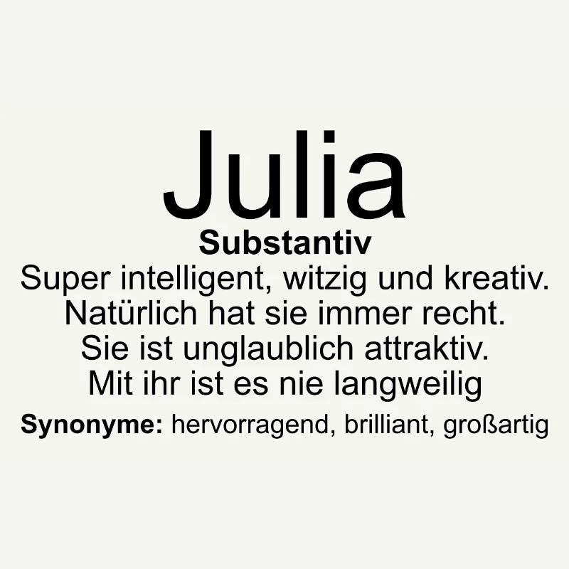 Name Definition Julia