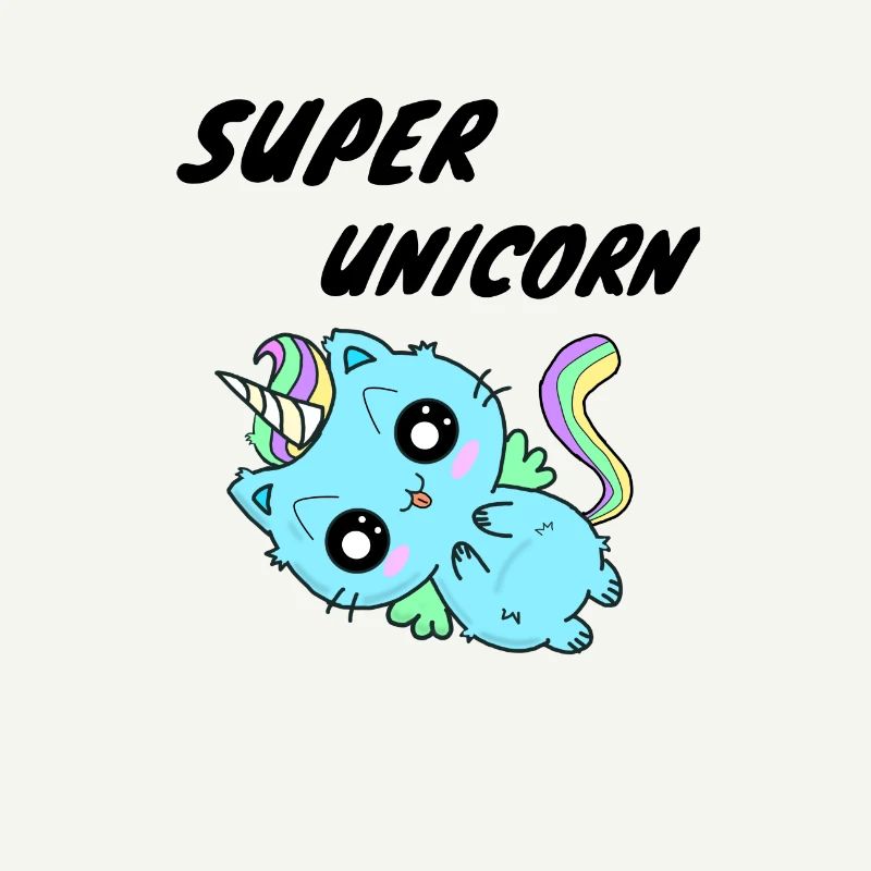 chat super licorne chat licorne