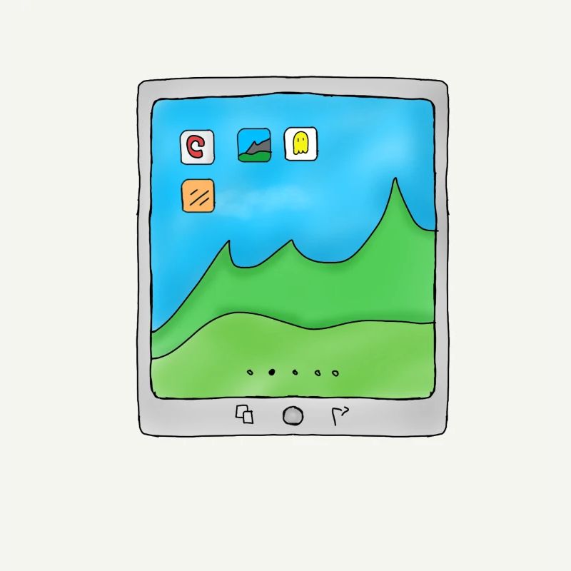 Tablet Mobile Phone Smartphone Logo Design Graphic Image