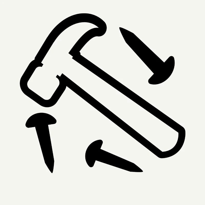 Hammer und Nagel