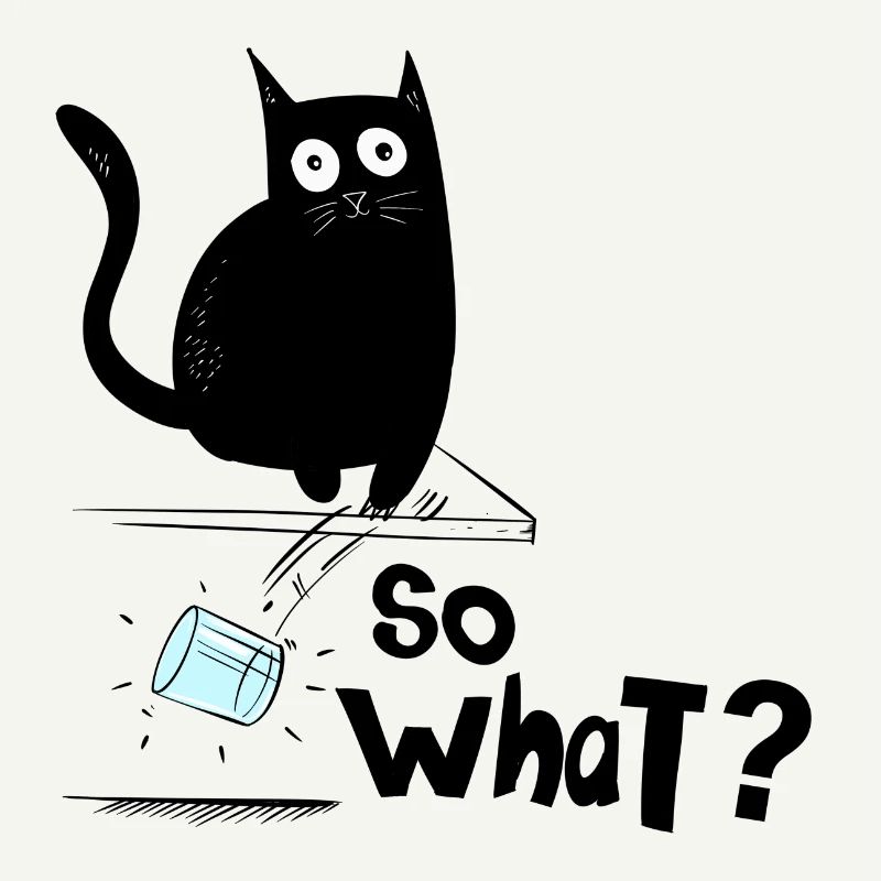Schwarze Katze - na und?